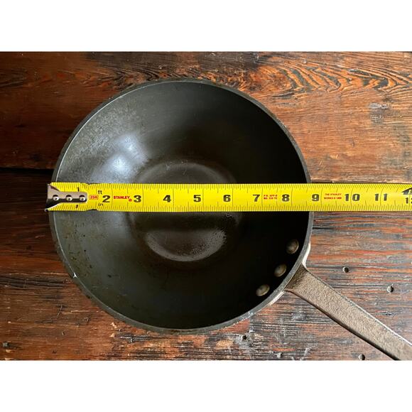 Vintage CALPHALON Commercial Aluminum Cookware 8 1/2" Mini Wok - Picture 9 of 11